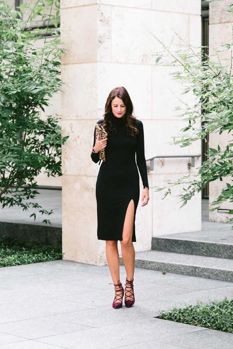 The Miller Affect wearing the perfect little black dress for date night