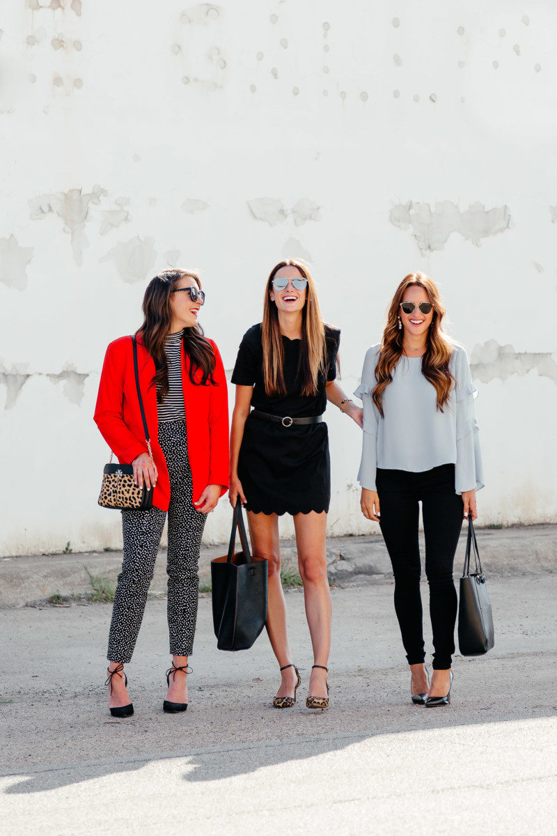 Dallas Bloggers posting about their favorite work wear for Fall