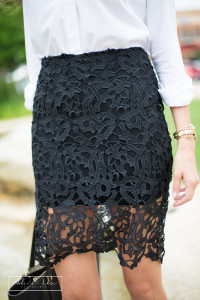 Chichwish Black Lace Skirt