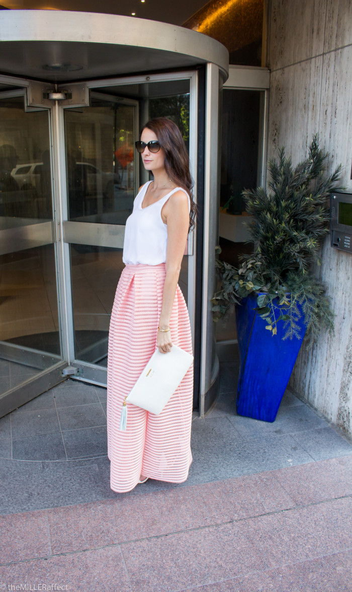 how to wear maxi skirts in the summer