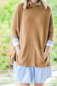 camel poncho, sweater weather, fall outfit