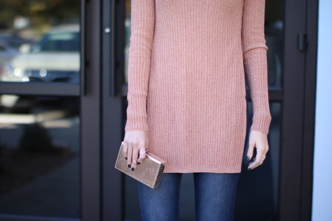 rose gold tunic from asos