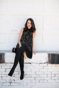 over the knee black suede all legs boots