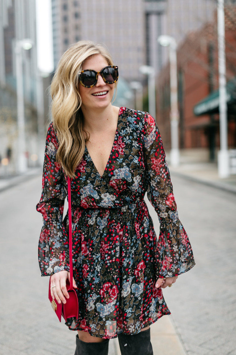 The perfect floral valentine's day dress
