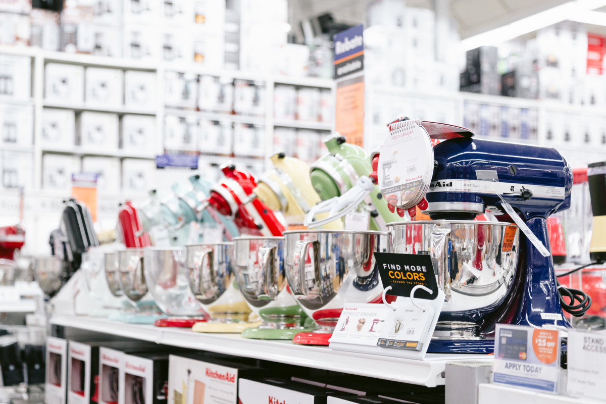 Kitchen Aid mixers from Bed Bath and Beyond for your wedding registry