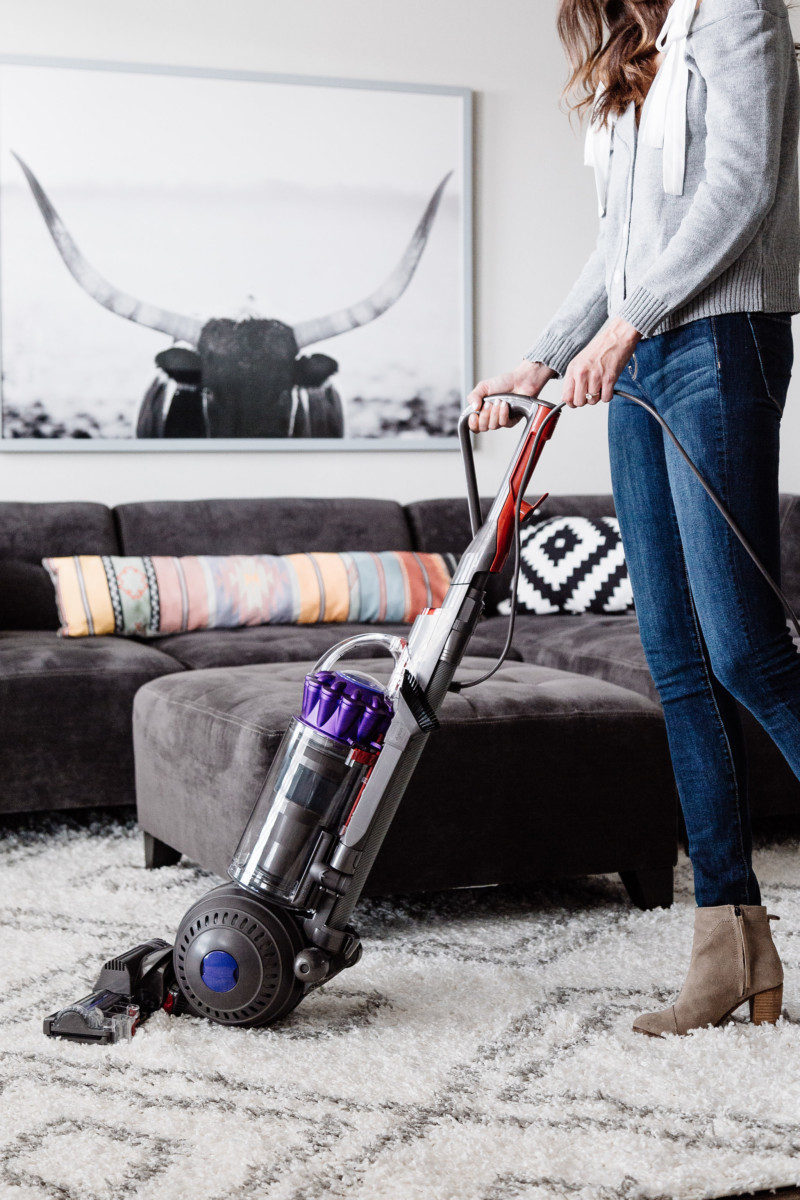 The Miller Affect using her new Dyson vacuum at her new condo