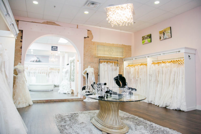 The Miller Affect shopping at Bridal Boutique of Lewisville