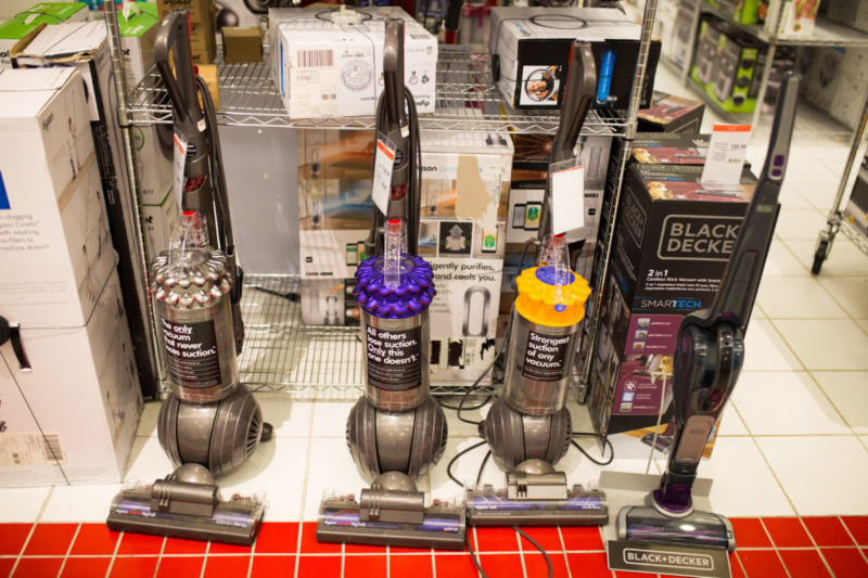 Dyson vacuums at Macy's