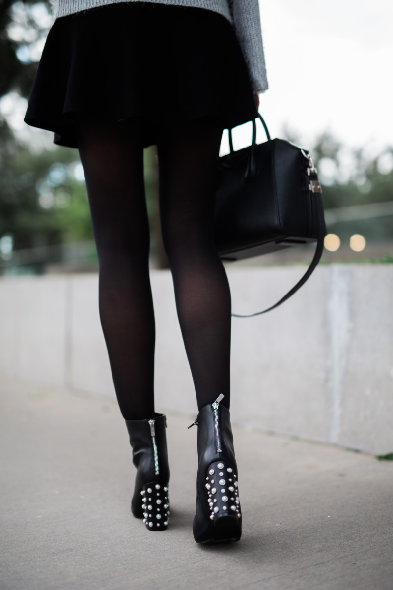 Pearl Studded Booties for the Win! - The Miller Affect