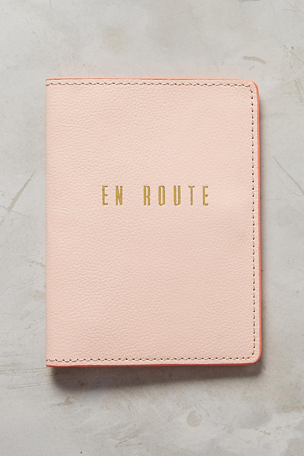 the miller affect sharing her favorite passport cover from Anthropologie