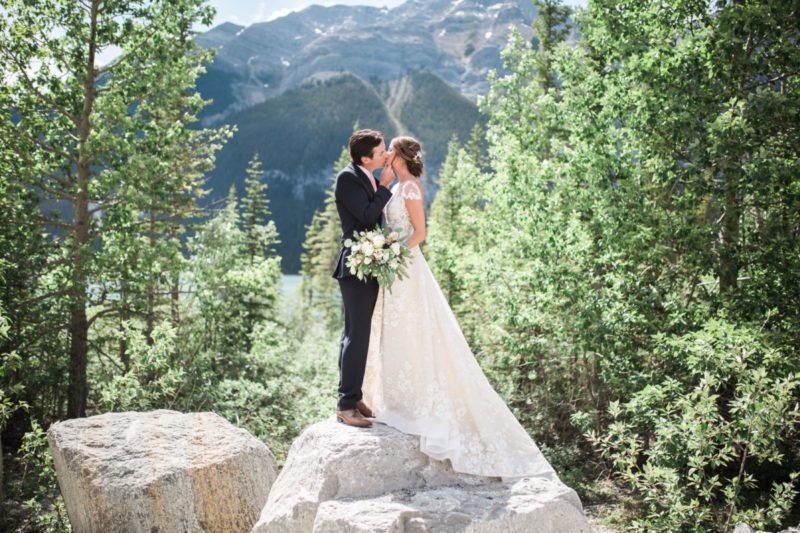 the miller affect wedding in canmore canada