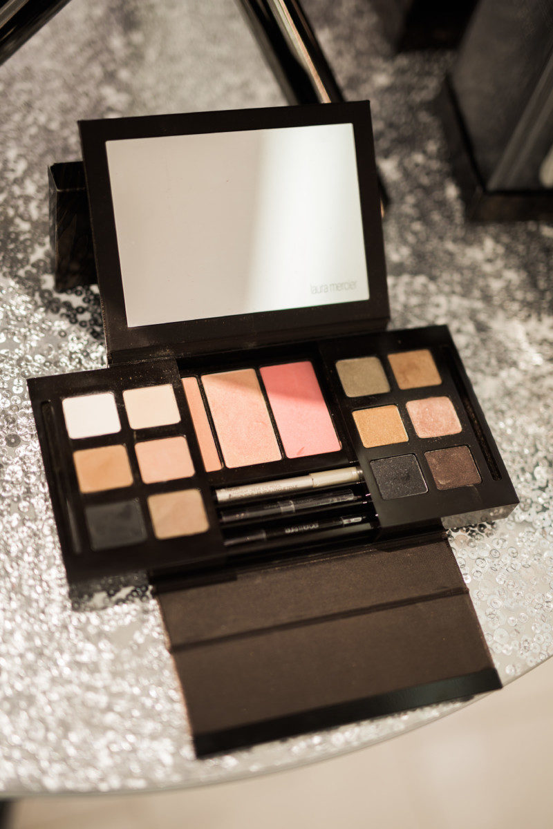 The Miller Affect with a laura mercier makeup palette from Neiman Marcus