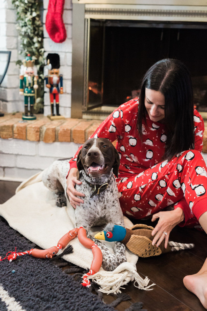The Miller Affect sharing dog toys from Marks & Spencer