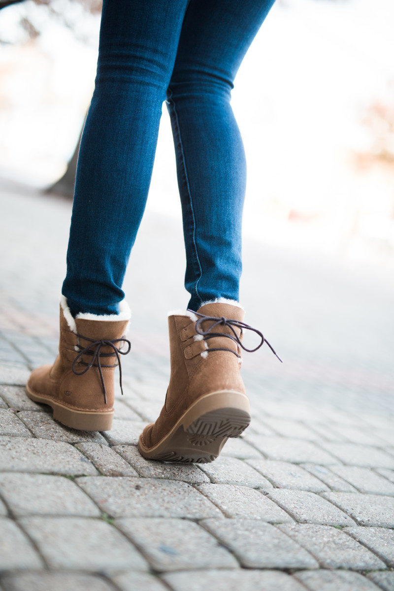 nordstrom lace up booties