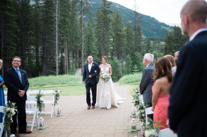 the miller affect wedding in canmore, canada