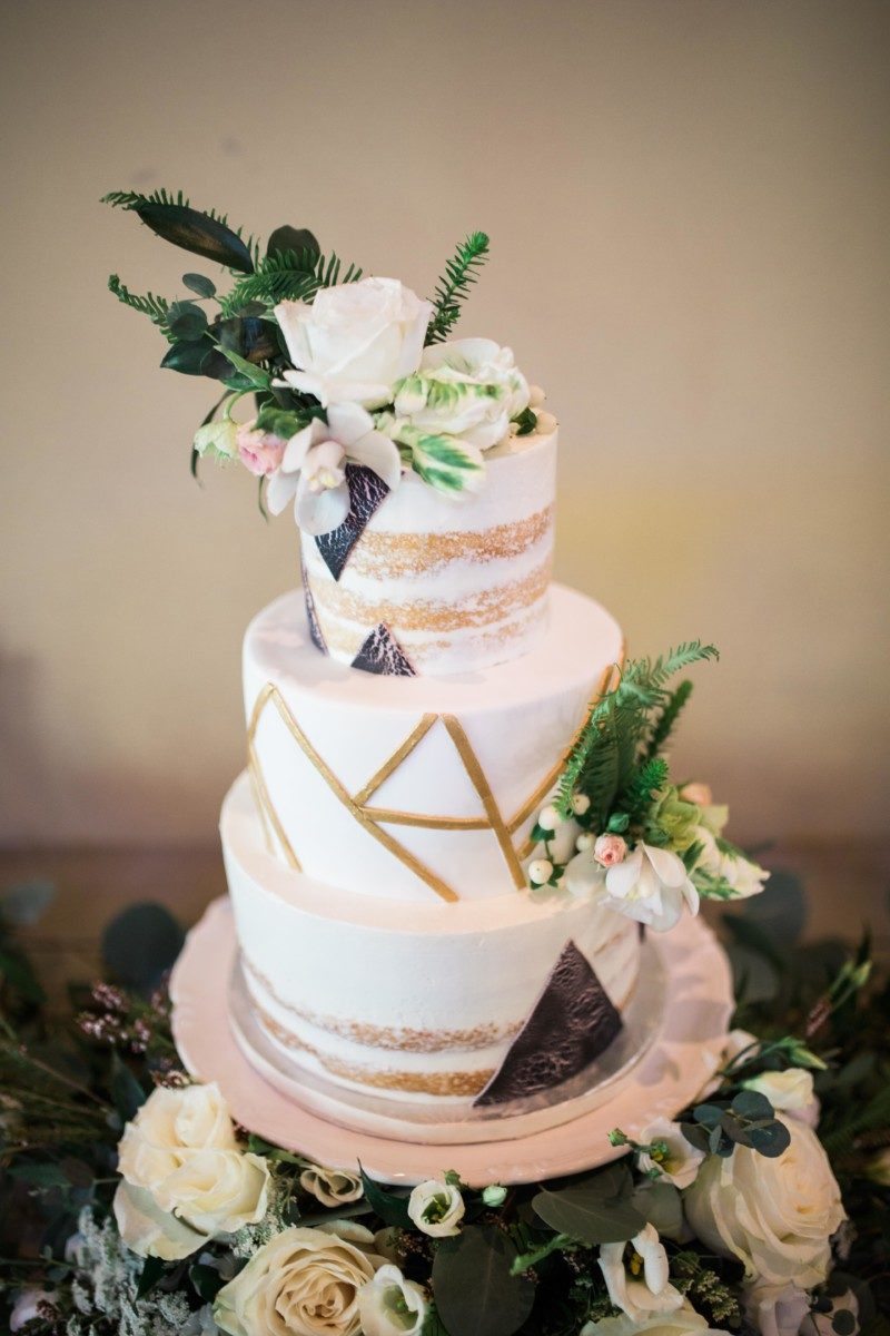 The Miller Affect wedding cake design