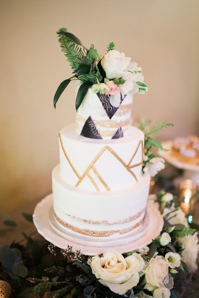 The Miller Affect wedding cake