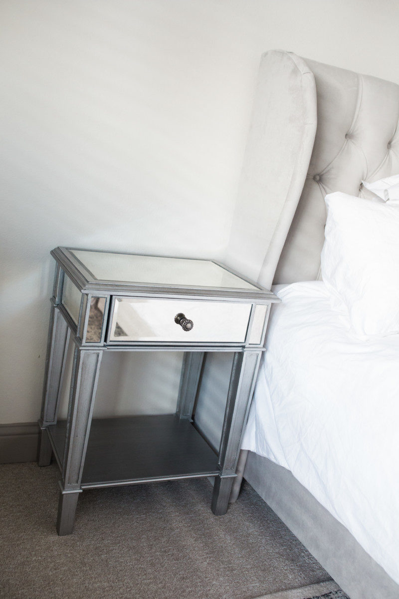 The Miller Affect Mirrored Nightstand, Pier 1 Mirrored Side Table