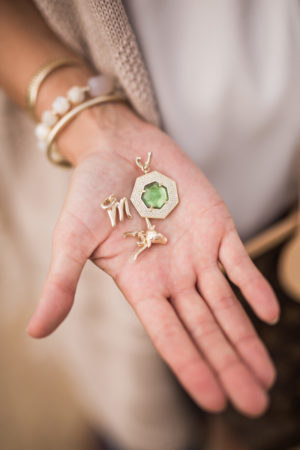 the miller affect sharing her favorite charms from Kendra Scott