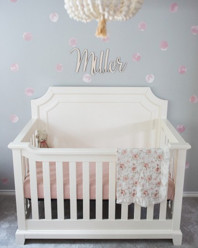 the miller affect girl nursery decor