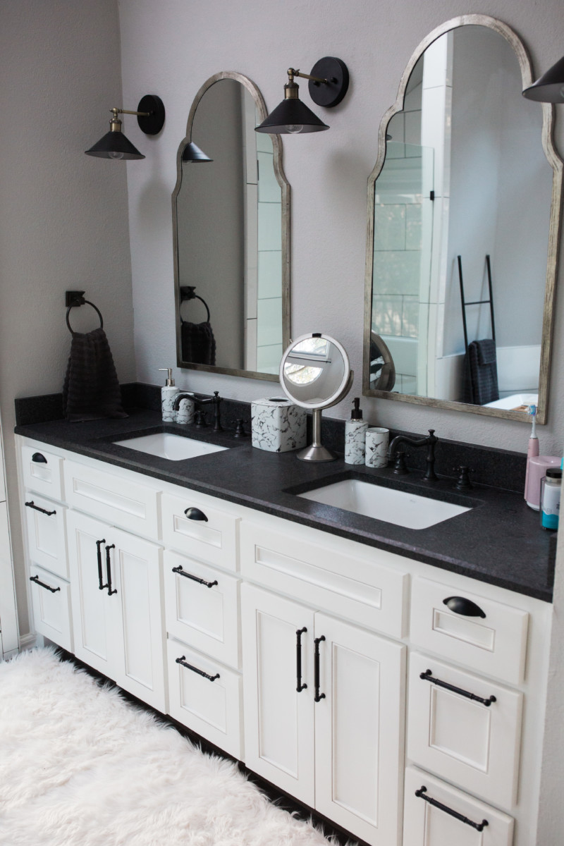 the miller affect sharing her master bathroom makeover with bed bath & beyond