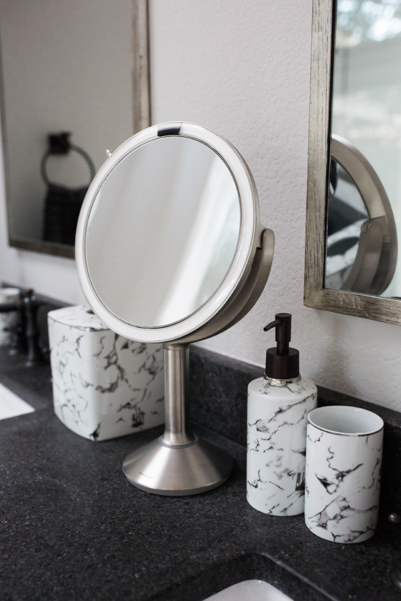 the miller affect with marble bathroom accessories