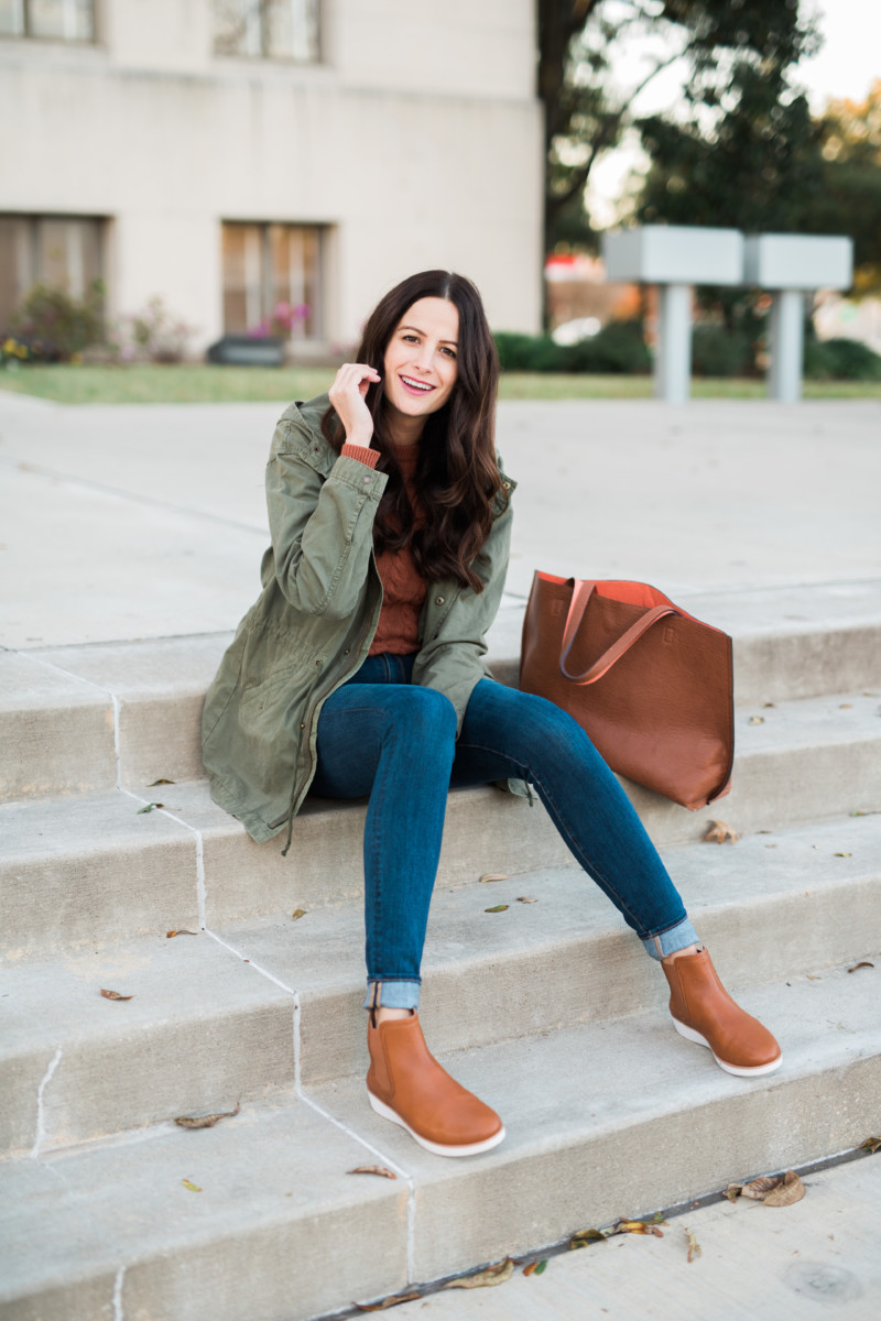 the miller affect sharing her favorite boots from Fit Flop