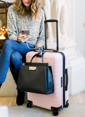 themilleraffect.com with pink pink TRIPS luggage