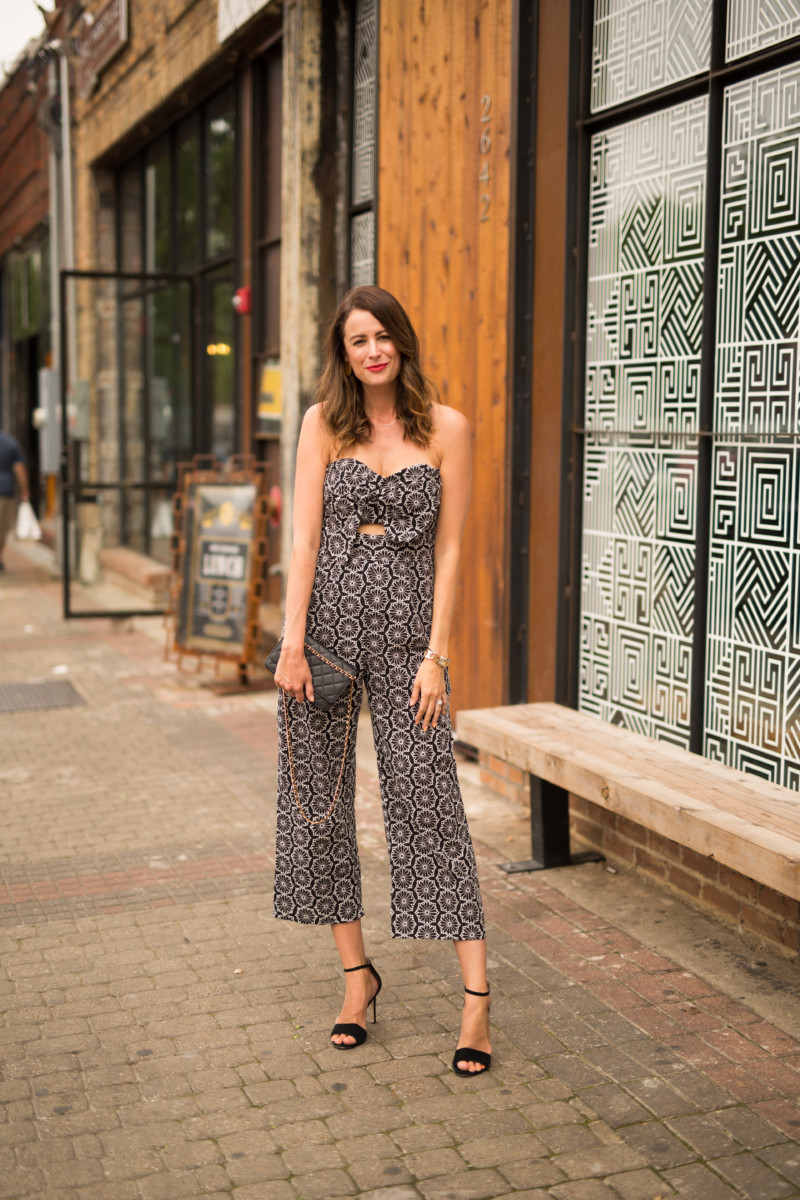 the miller affect wearing a jumpsuit for date nights with Nordstrom