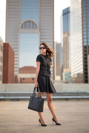 black workwear dress from cotidie on themilleraffect.com