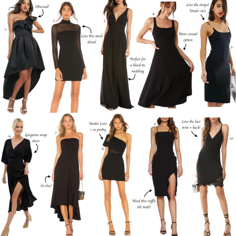 30 Black Dresses for a Wedding Guest | The Miller Affect