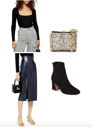 womens date night outfits from topshop on themilleraffect.com