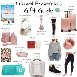 travel essentials gift guide on themilleraffect.com
