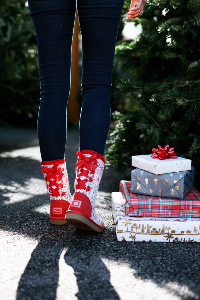 UGG x Zappos 20th Anniversary Holiday Sweater Boot