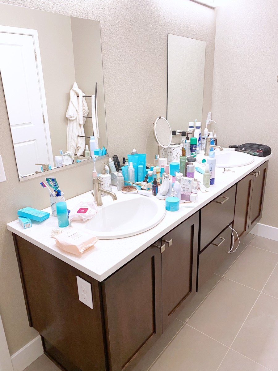 bathroom organization from amazon on the miller affect