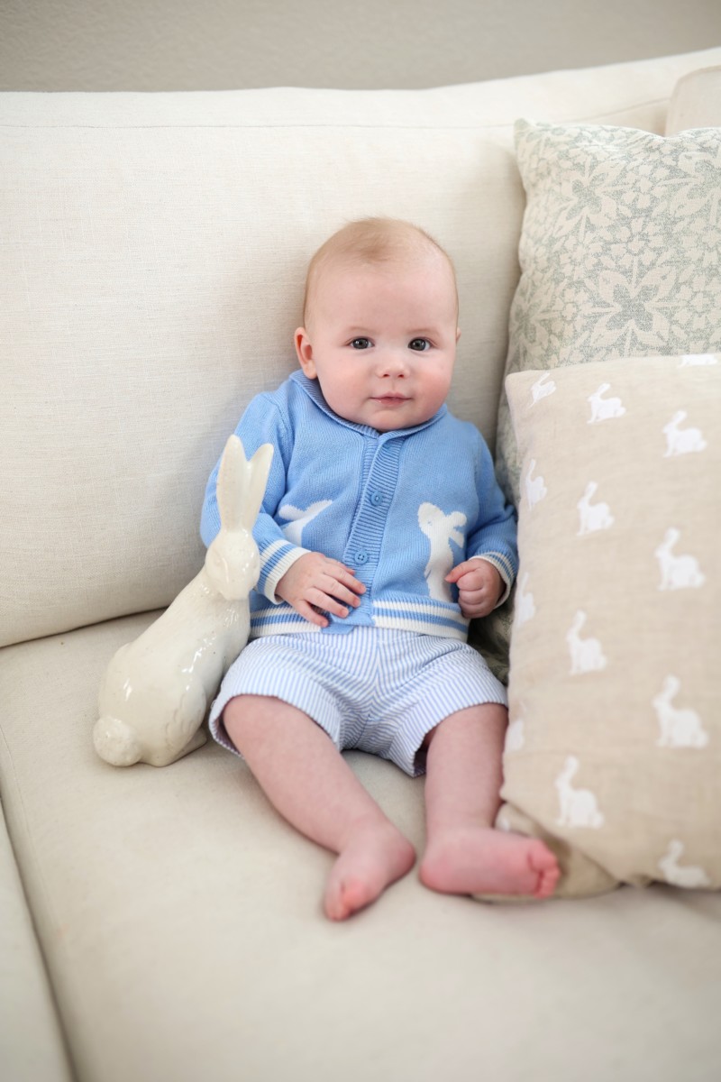 the miller affect sharing newborn easter outfits from janie & jack