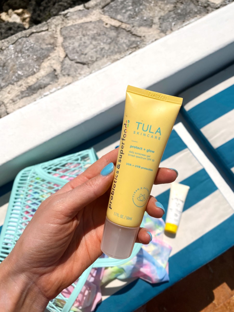 Tula sunscreen is the best clean face sunscreen