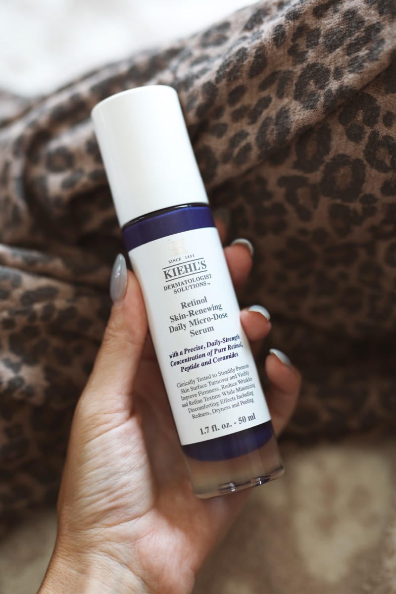 why I am loving this gentle retinol from Kiehl's on themilleraffect.com