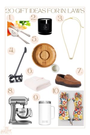 20 gift ideas for your in-laws on themilleraffect
