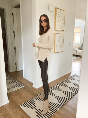 time and tru faux leather leggings from walmart