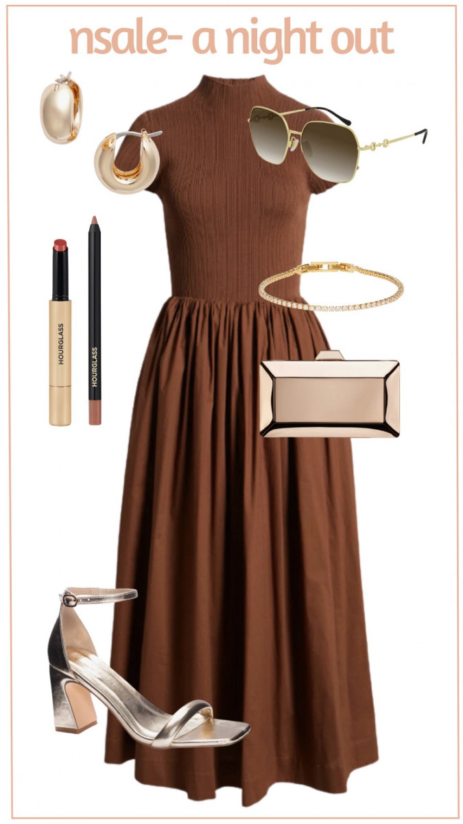 loving chocolate right now and this dress is so pretty