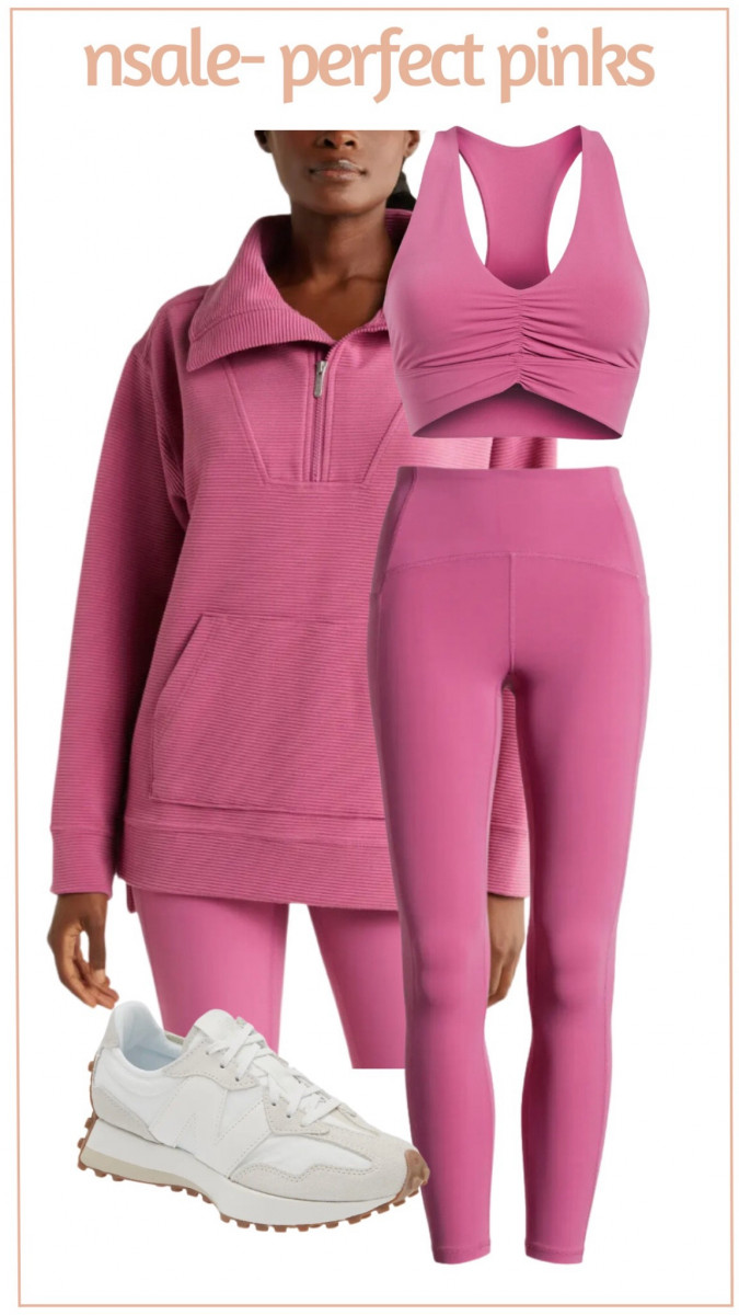 pink zella outfit from the nordstrom anniversary sale